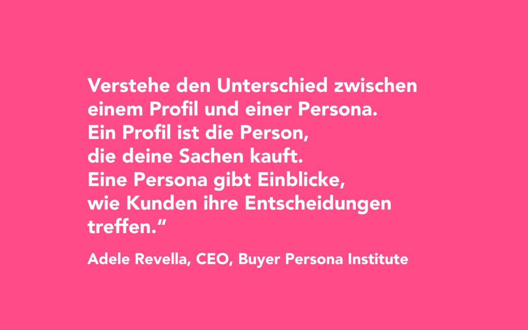 Best Practice Beispiel „Buyer Persona für SaaS E-Health“
